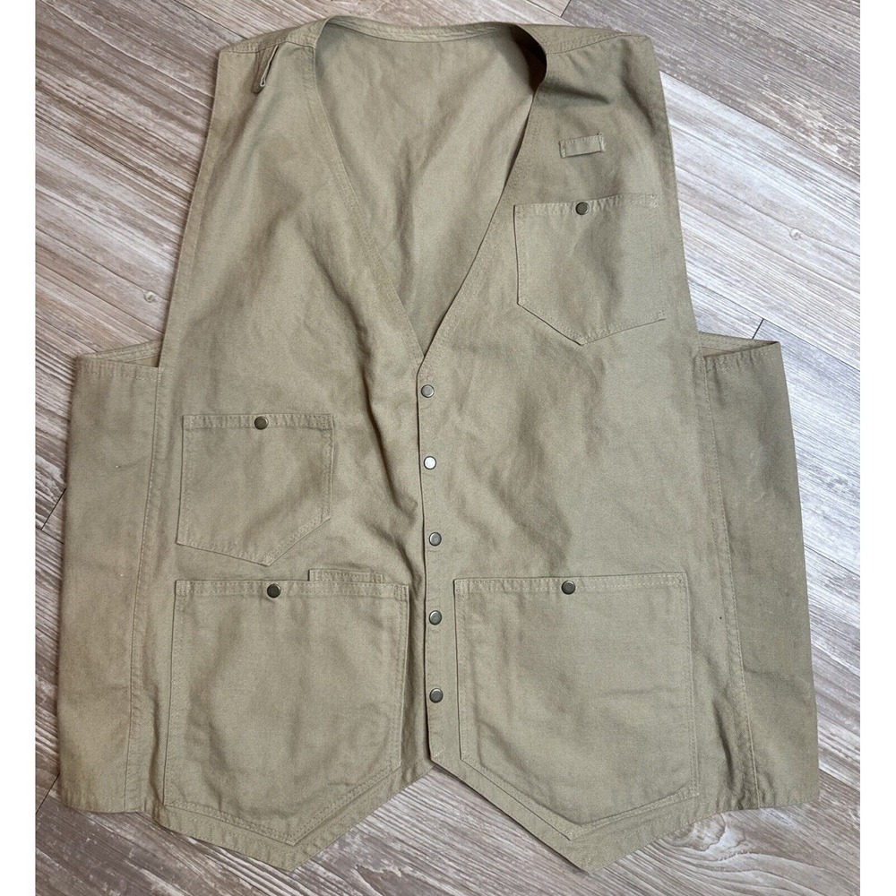 Unbranded Field Hunting‎ Vest, Size Large/XL ? - See Measurements. Men's Khaki